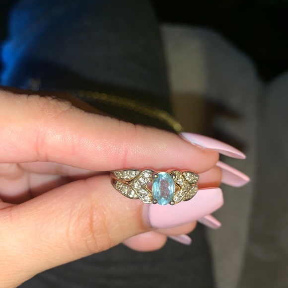 Jewelry - Aquamarine size 9 ring!